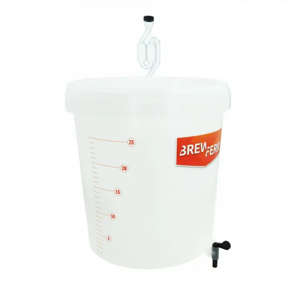 Seau de brassage/fermentation gradué Brewferm 30 litres