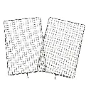 PAIRE de grilles LYSON pour transformation extracteur radiaire Ø 600mm en tangentiel 