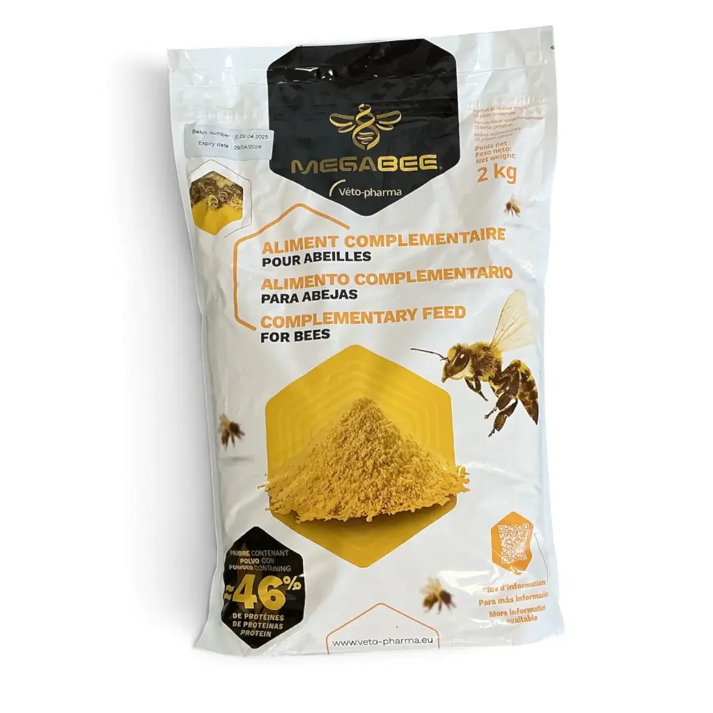 MegaBee - aliment complémentaire pour abeilles - 46% de protéines