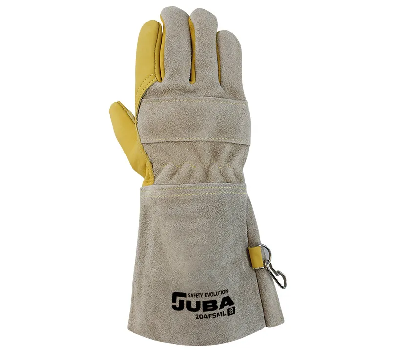 Paire de gants de protection en cuir très épais