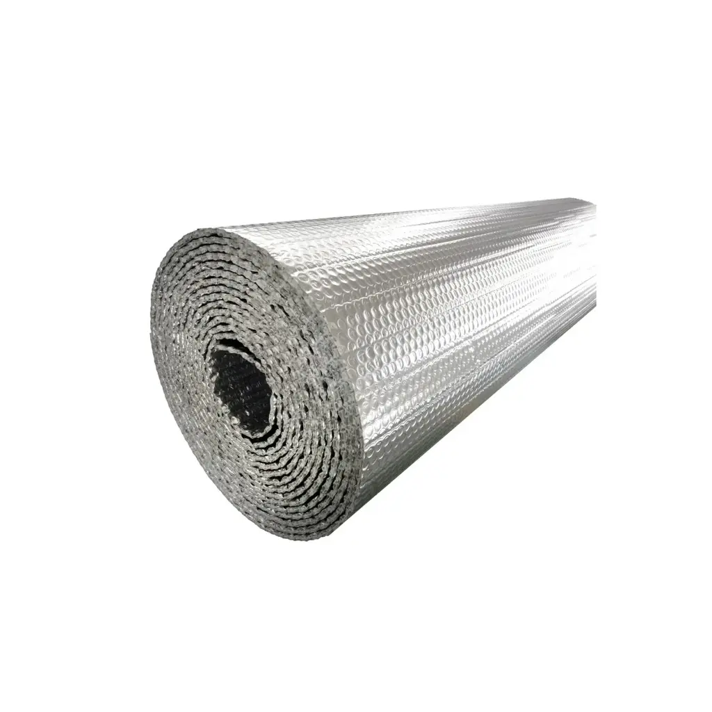Isolant à bulles réfléchissant double épaisseur EN ROULEAU - de 12,5 m x 1,2 m