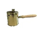 Burette à cire / bain marie double paroi en laiton