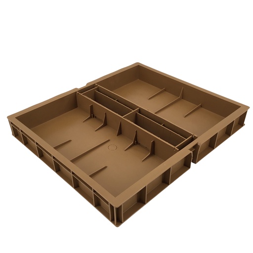 [NCCDB10PP / 102831] Nourrisseur couvre-cadres Nicot pour ruche Dadant 10 cadres