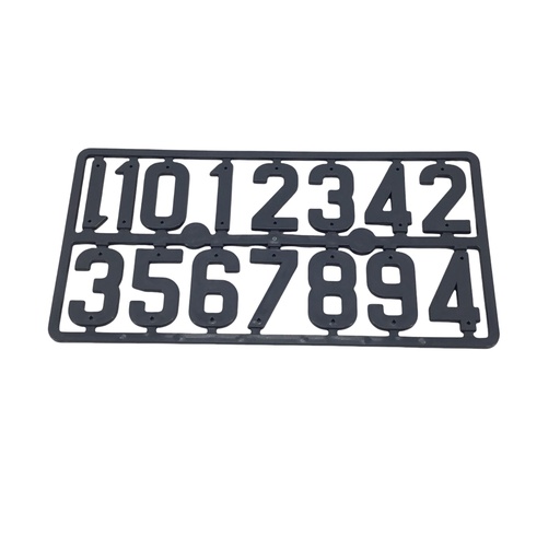 [CHIFFRES] Plaque de chiffres en plastique