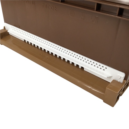 [PORTEPED10/8.5] Porte pour fond de ruche Nicot BLANC (8.5)