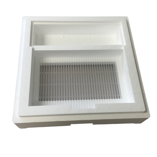 [1610/10300] Fond de ruche demi-ventilé avec nourrisseur pour Mini-Plus