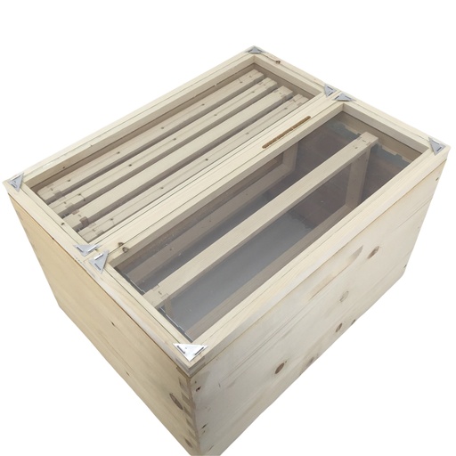 [10108-DP10] Couvre-cadres en verre Dadant double paroi 10 cadres