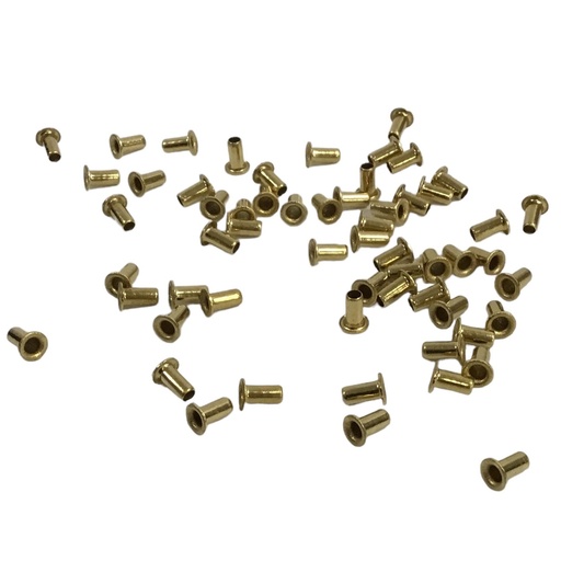 [3330] Oeillets métalliques en laiton Ø 3 mm - 1000 pcs