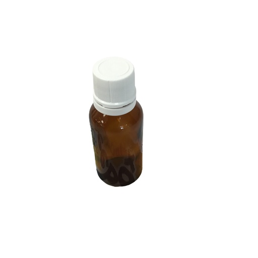 [80121] Flacon compte-goutte en verre ambré - 15 ml - pack de 20 pièces