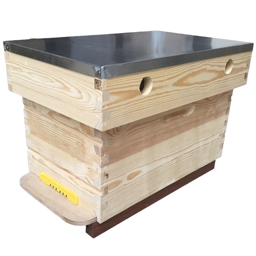 [10214] Ruchette Langstroth 7 cadres double paroi