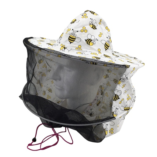 [6016] Chapeau voile d'apiculteur pour enfant avec motifs