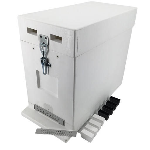 [W11300K STP] Ruchette LYSON Dadant 6 cadres à fermeture mécanique