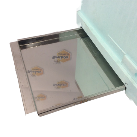 [QF15 STP] Plateau tiroir inox à pollen pour ruche QUARTI 10C convertible 5+5