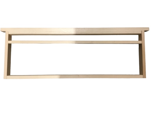 [F-DHSQ-1] Cadre d'ELEVAGE en BOIS à barrette pivotante pour hausse