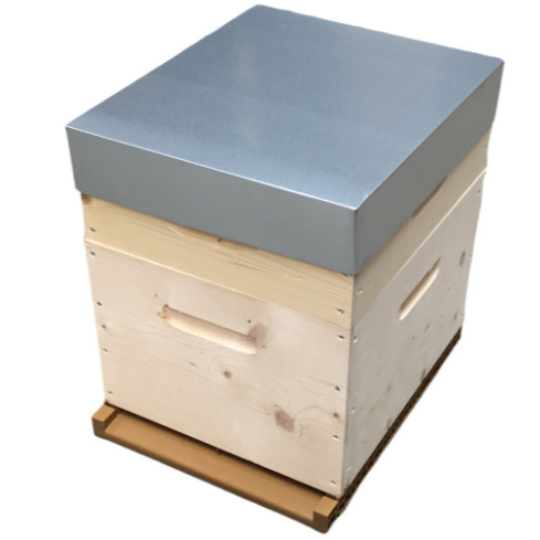 [R-ECO-NICOT-10-] Ruche ECO MI-BOIS 10C