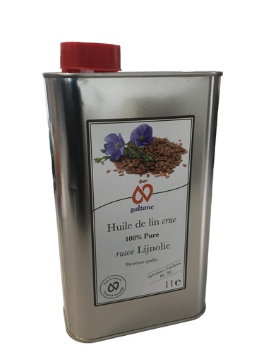 [10815680] Huile de lin crue 1 L