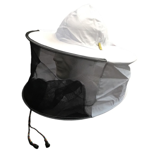 [6032] Chapeau voile d'apiculteur uni