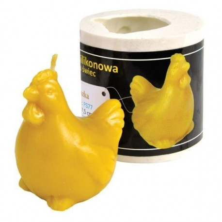 [FS77] Moule à cire pour bougie - "POULE"