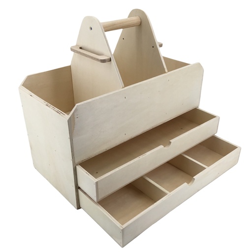 [4571] Boite à outils en bois MAXI