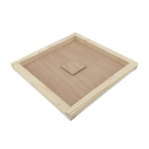 [TCDWARPLY6HB] Couvre-cadres en bois pour ruche Warré avec bord