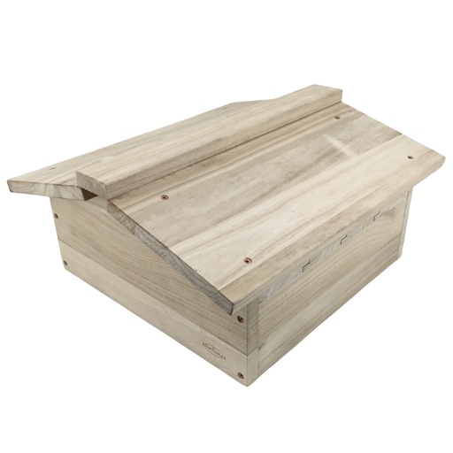 [2498] Toit chalet Premium en bois pour ruche Warré