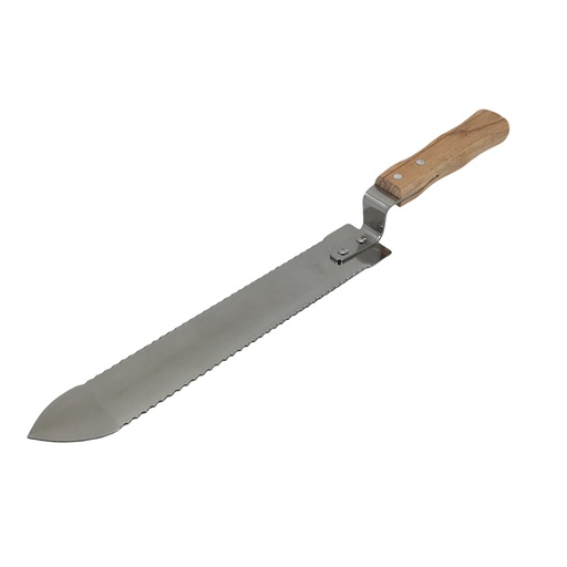 [5031] Couteau à désoperculer dentelé PRO