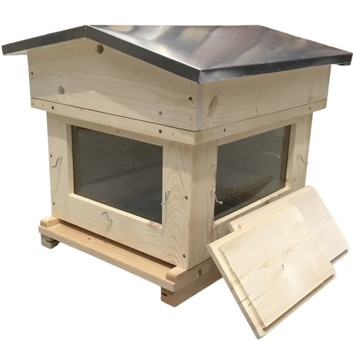 [HIVE WITH WINDOWS FULL] Ruche Dadant DB10 vitrée sur 4 côtés