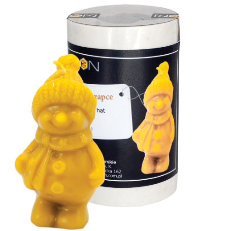 [FS424] Moule à cire pour bougie - "BONHOMME DE NEIGE"