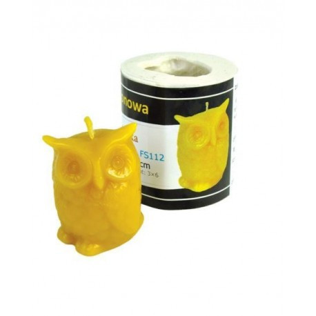 [FS112] Moule à cire pour bougie - "CHOUETTE"