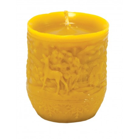 [FS421] Moule à cire pour bougie - "PAYSAGE D'HIVER"