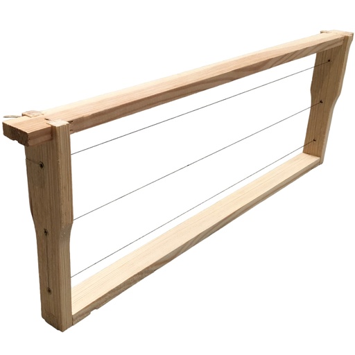 [1/2DHh] Cadre Dadant PREMIUM de hausse HOFFMAN filé HORIZONTAL