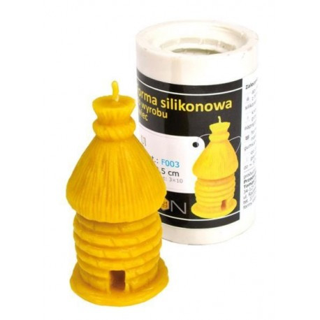 [F003] Moule à cire pour bougie - "RUCHE PAILLE 4"