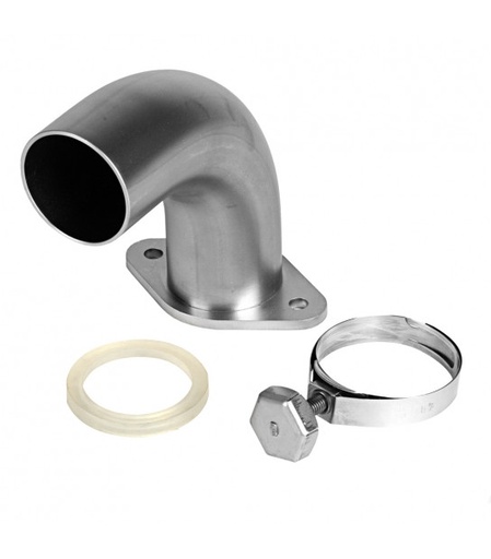 [30403400] Tuyau coudé 90 ° vers l'arrière, Ø extérieur 40 mm Nassenheider