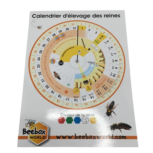 [X1] Calendrier d'élevage des reines