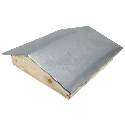 [CAW381F ACTIVATE NEXT] Toit chalet en bois et tôle galvanisée pour ruche Warré