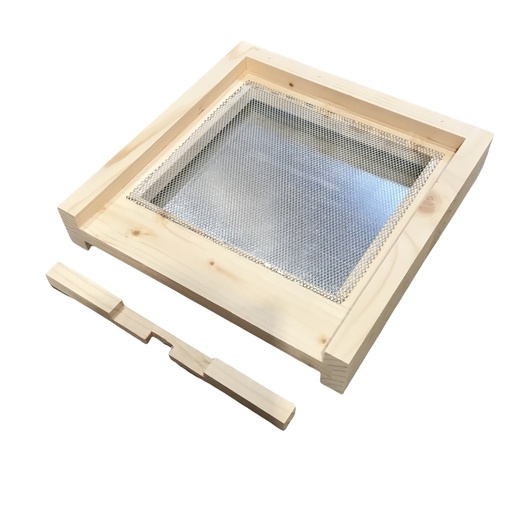 [FNW001F-BTB-WARRE-104051] Fond de ruche Warré avec ventilation totale