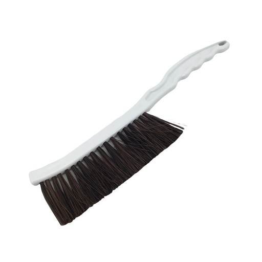 [3034y] Brosse en nylon - Petit manche en plastique BLANC
