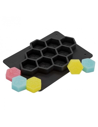 [FM015] Moule en silicone pour savons ou loisirs créatifs - 9 ALVEOLES