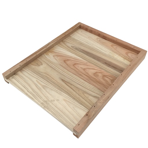 [DDT.000.407_Y] Fond de ruche plein Dadant 10C en cryptoméria