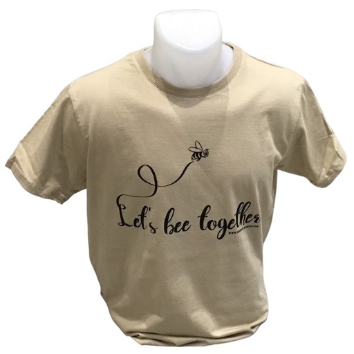 [TS LET'S BEE-XL] T-Shirt sympa "Let's bee together"