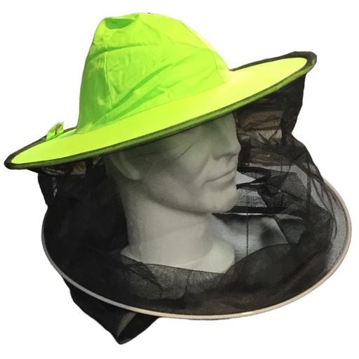 [6006] Chapeau voile d'apiculteur avec passage de bras