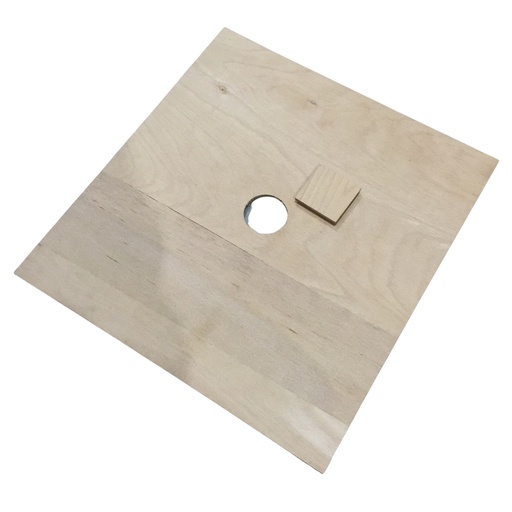 [TCD12PLY8H] Couvre-cadres en bois avec trou Dadant 12C
