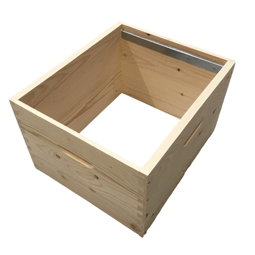 [RAV-DB10HOFF] Corps de ruche Dadant 10C à tenons à bandes lisses/Hoffman