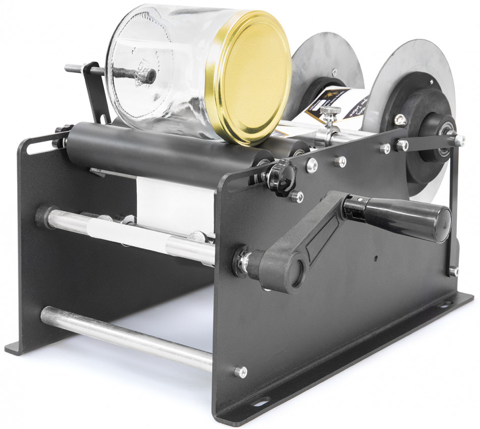 Etiqueteuse manuelle pour bocaux en verre