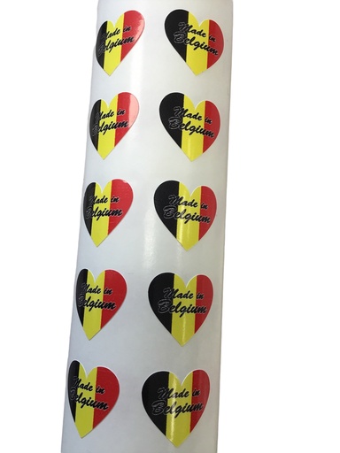 [70132] Etiquettes "Made in Belgium" en rouleau