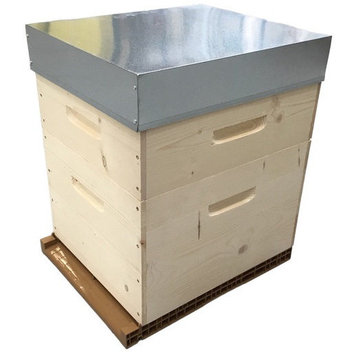 [KIT NICOT] Ruche EN KIT avec fond Nicot  et nourrisseur