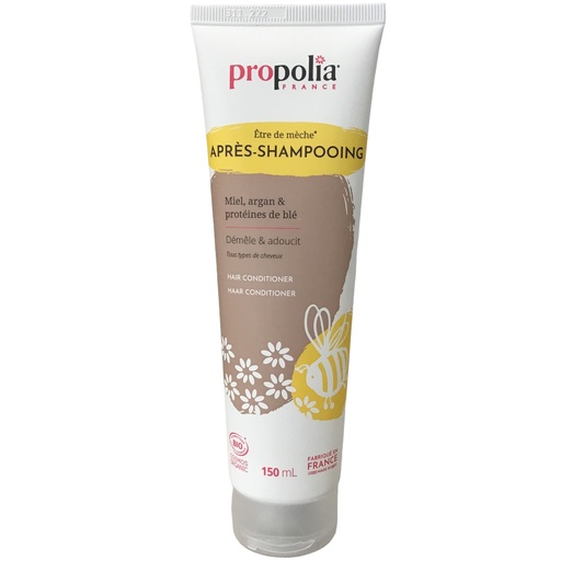 [APRSHAMPBIO] Propolia - Après-shampoing Miel,  argan & protéines de blé