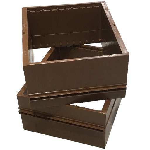 [NICOT-LANGSTROTH-10C] PAIRE de corps Langstroth-Dadant 10 cadres Nicot
