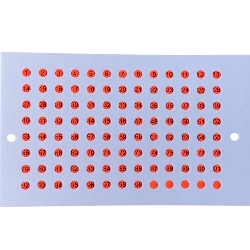 [47805] Pastilles Opalith - Qualité allemande - ROUGE FLUO