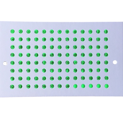 [47815] Pastilles Opalith - Qualité allemande - VERT FLUO